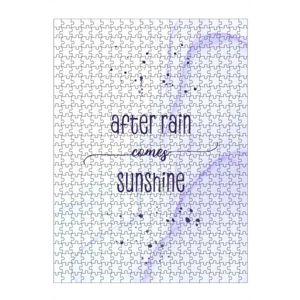 Puzzle Ravensburger "After rain | floating colors" artboxONE - Typografie