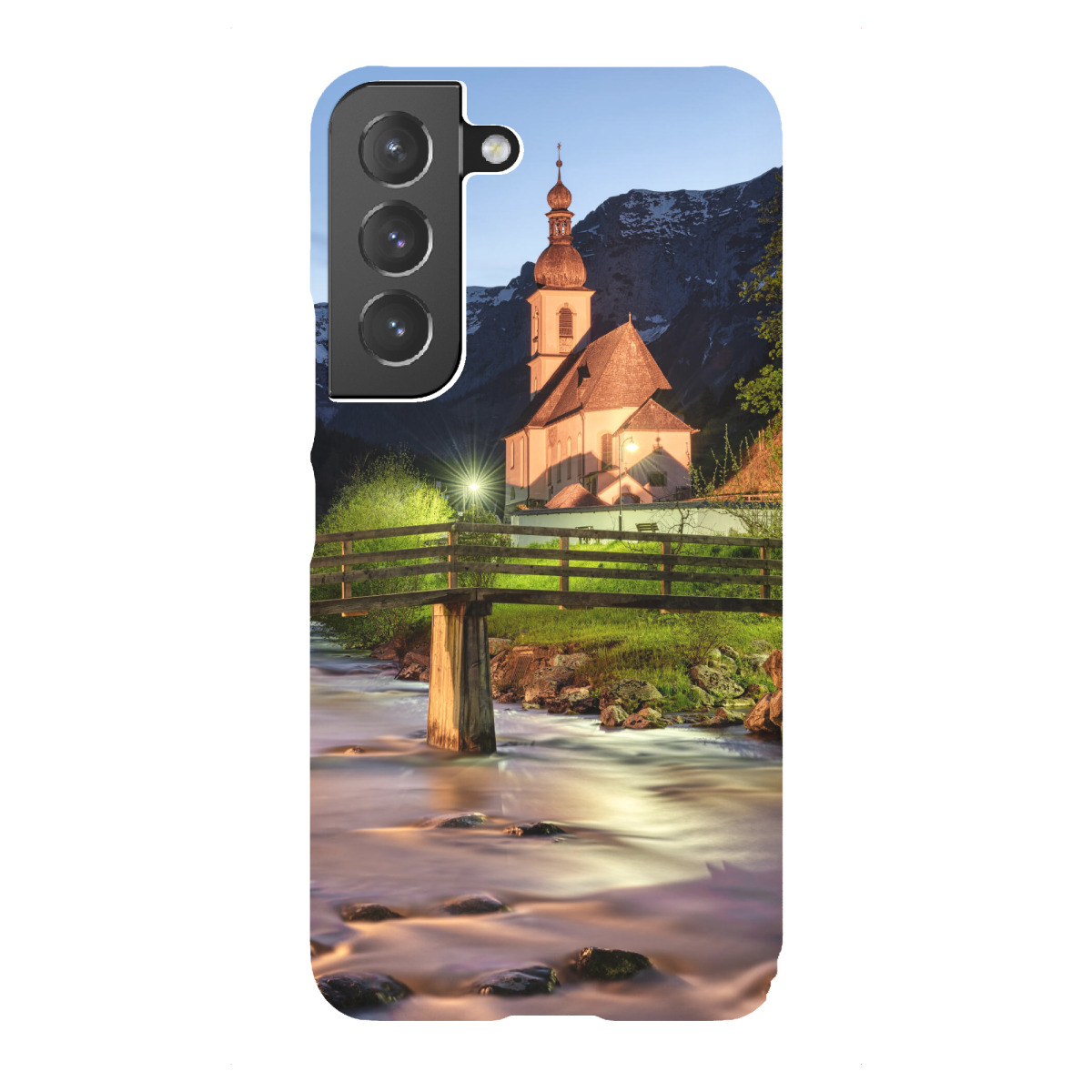 "Abends in Ramsau"für Samsung Galaxy - Premium-Case Handyhülle artboxONE