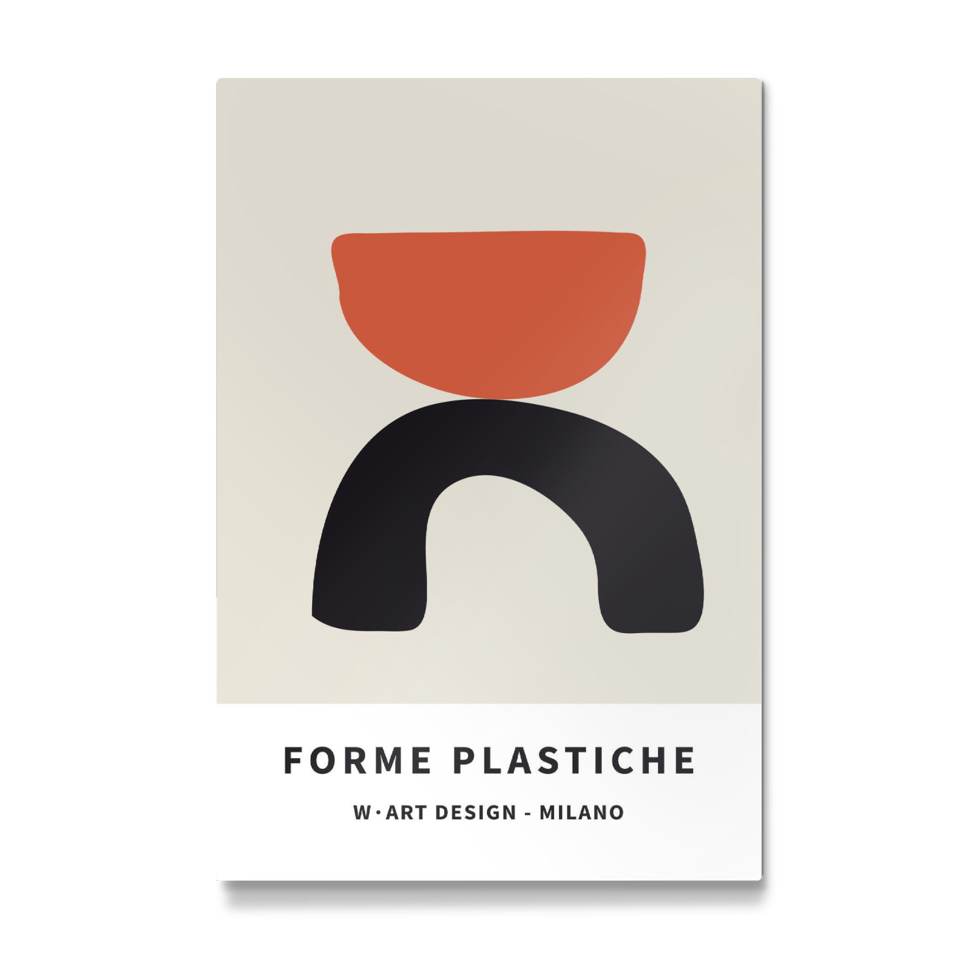 Galerie-Print "FORME PLASTICHE IN RED AND BLACK" 30x20 cm artboxONE
