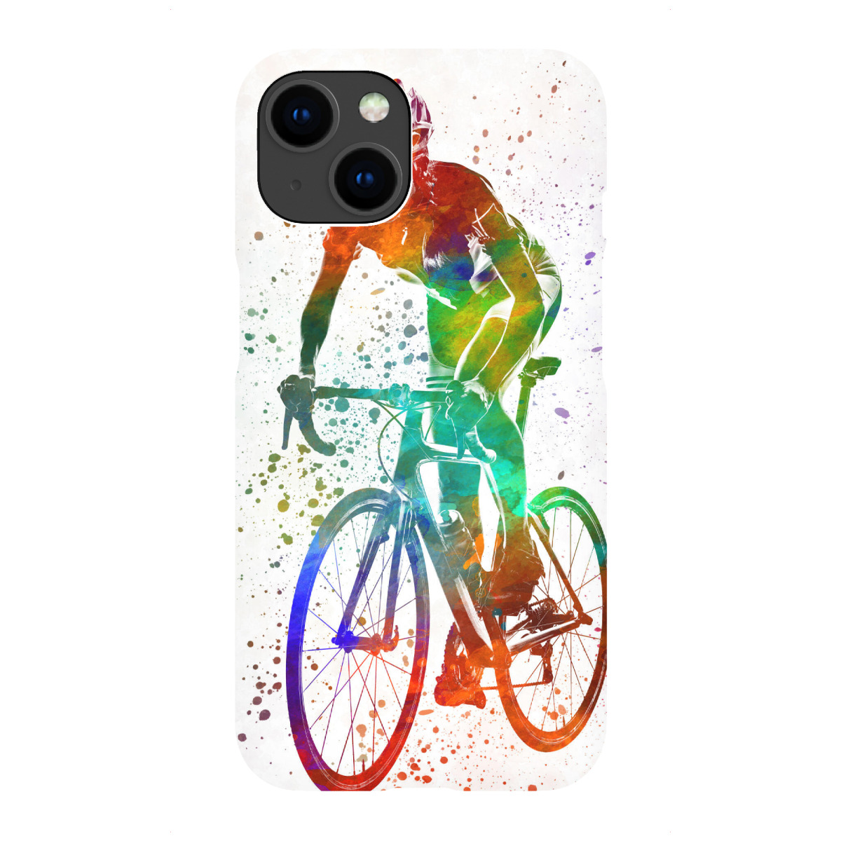 iPhone "Woman triathlon cycling-e" Premium-Case Handyhülle artboxONE