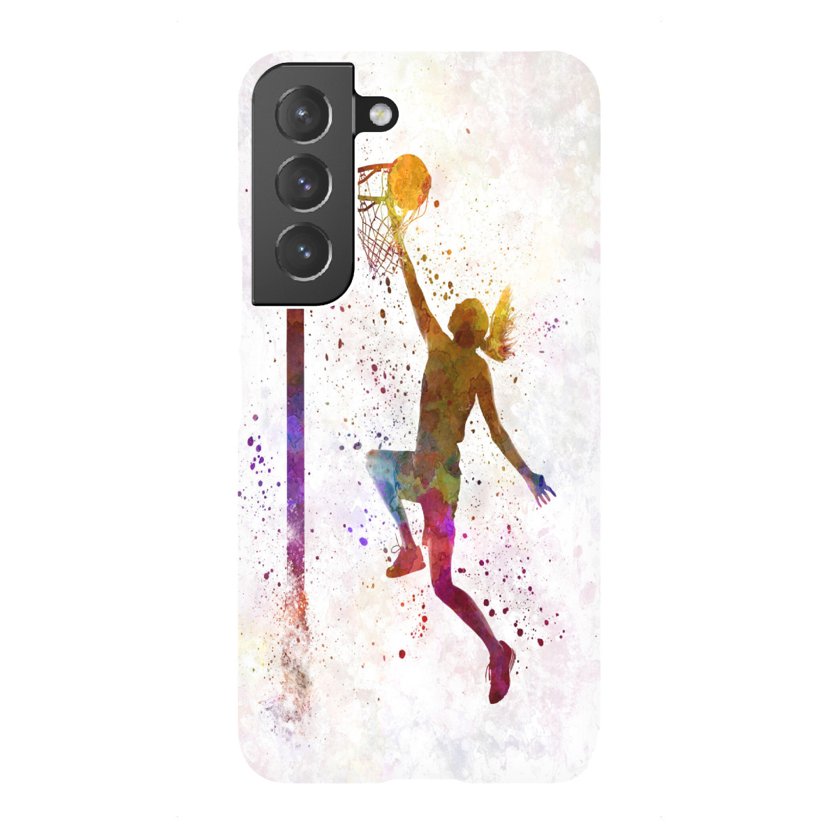 Samsung Galaxy "Young woman basketball player-d" Premium-Case Handyhülle artboxONE