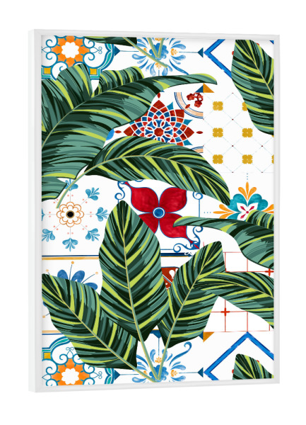 Poster mit weißem Rahmen "Plant a Garden" artboxONE - Natur