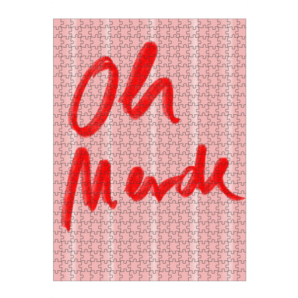 Puzzle Ravensburger "Oh merde !" artboxONE - Typografie,Lustig