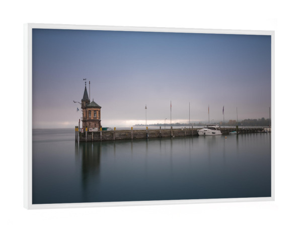 Poster mit weißem Rahmen "Konstanz Bodensee" artboxONE - Reise,Reise / Strand und Meer