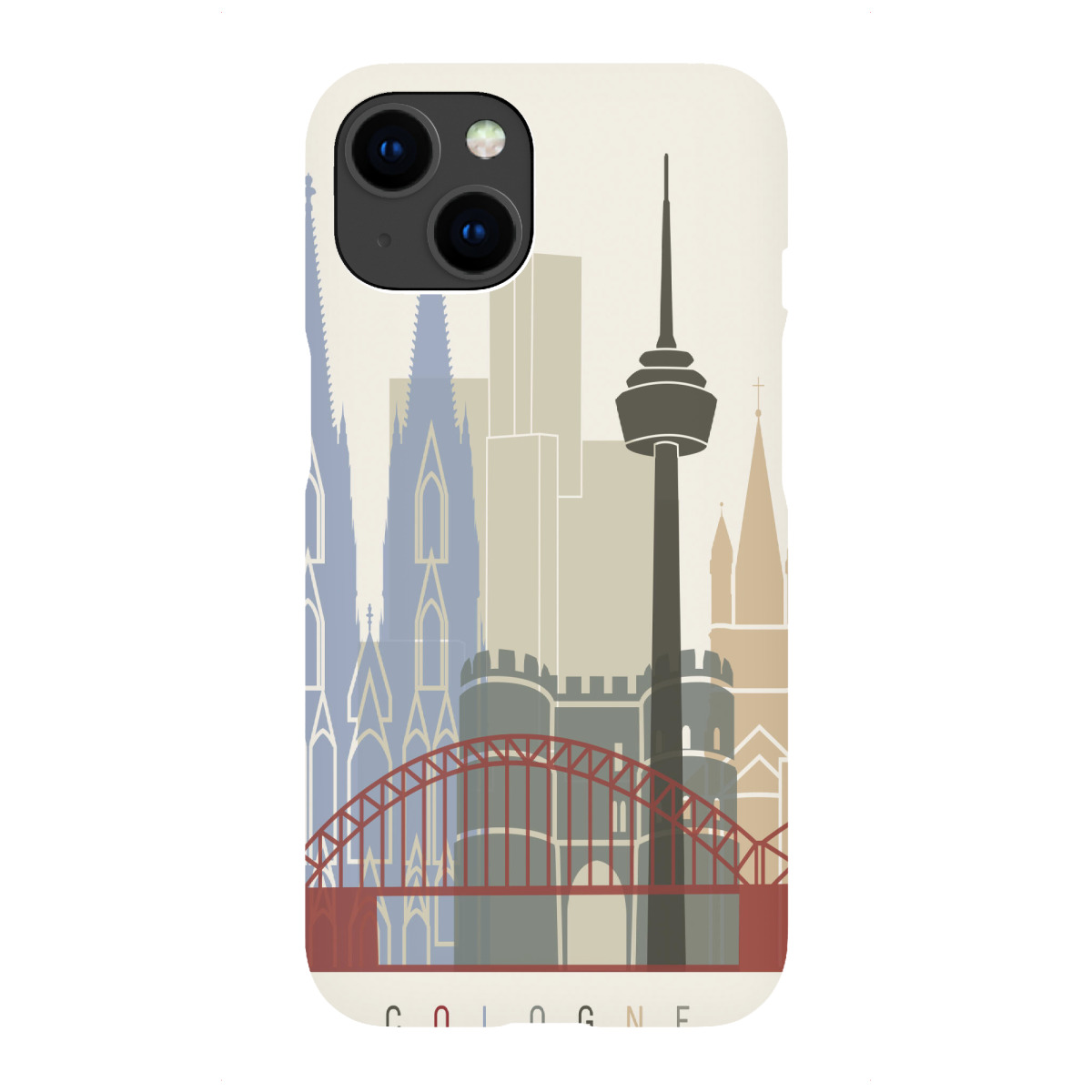 iPhone "Cologne skyline-b" Premium-Case Handyhülle artboxONE