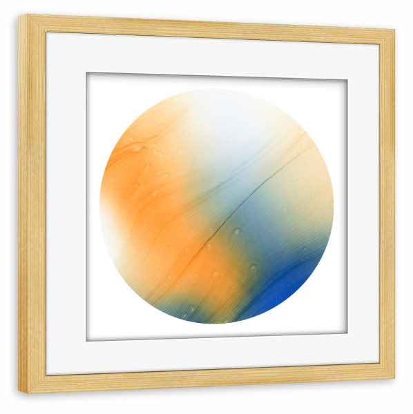 Poster mit Rahmen kiefer "0 - Soft Feeling" artboxONE - Abstrakt