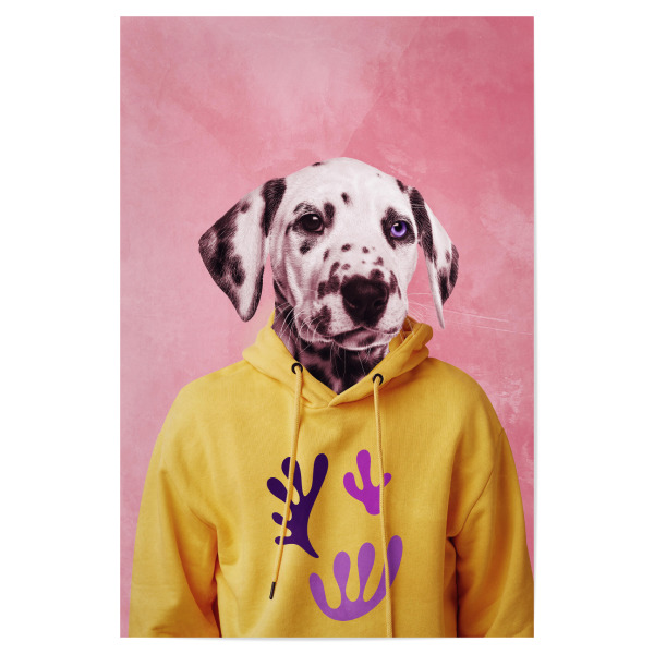 Poster 30x20 cm "Dalmatian by Tas" artboxONE - Natur,Floral,Tiere