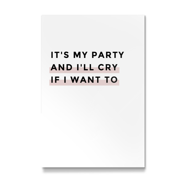 Galerie-Print "IT’S MY PARTY" 30x20 cm artboxONE