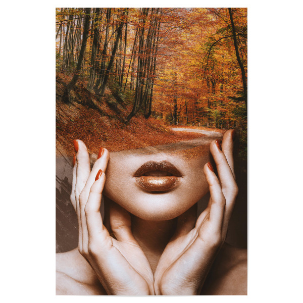 Poster "Grace and the Autumn" artboxONE - Natur,Floral,Menschen