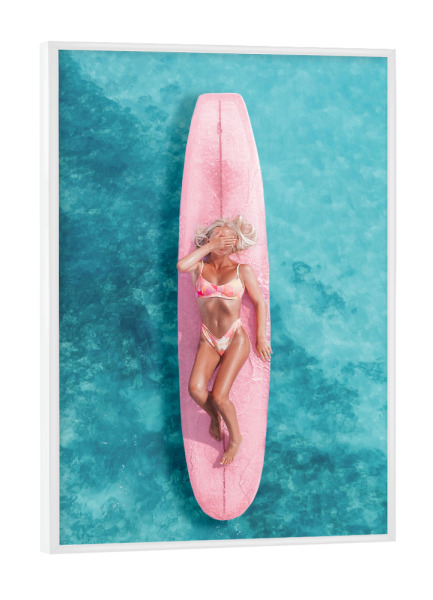 Poster mit weißem Rahmen "Do Not Disturb" artboxONE - Natur,Menschen,Reise / Strand und Meer,Städte / Los Angeles,Für Mama