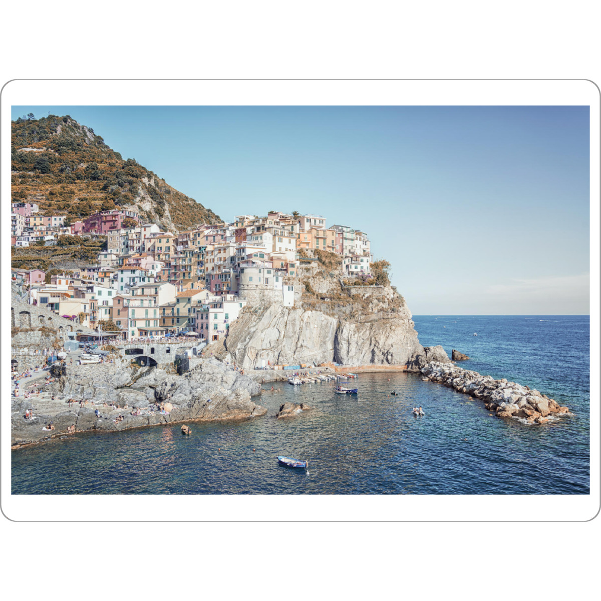 Tischset "Italian Coastline" artboxONE - Natur,Reise,Architektur,Reise / Strand und Meer,Reise / Länder