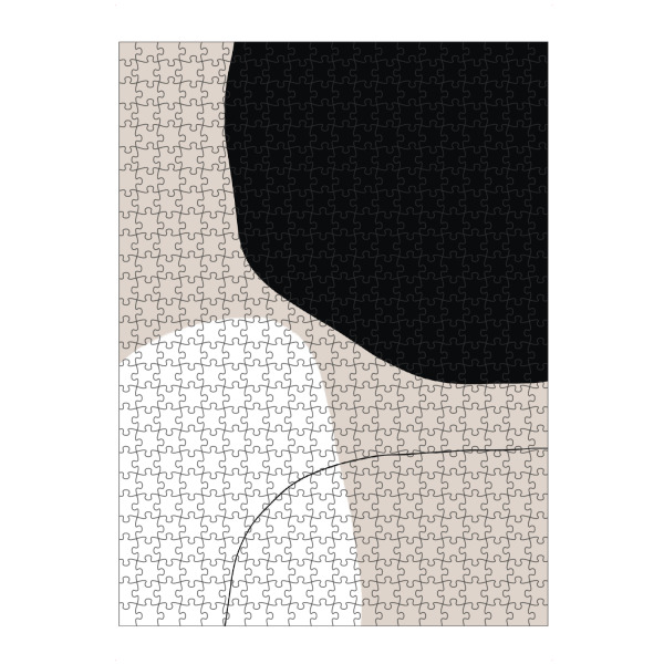 Puzzle Ravensburger "Pairing" artboxONE - Abstrakt,Geometrie - Abstrakte formen,Abstrakte kunst,Harmonie,Minimalistisch,Formen,Abstrakt,Abstract,Boho