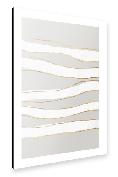Alu-Dibond "Lines" 30x20 cm artboxONE