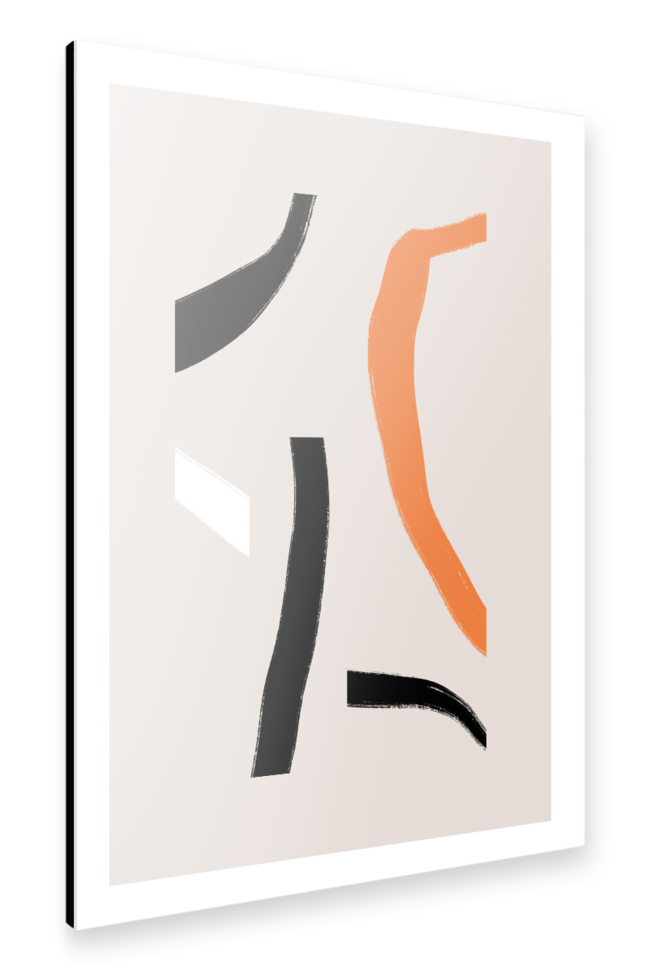 Alu-Dibond "Cropped Shapes" 30x20 cm artboxONE