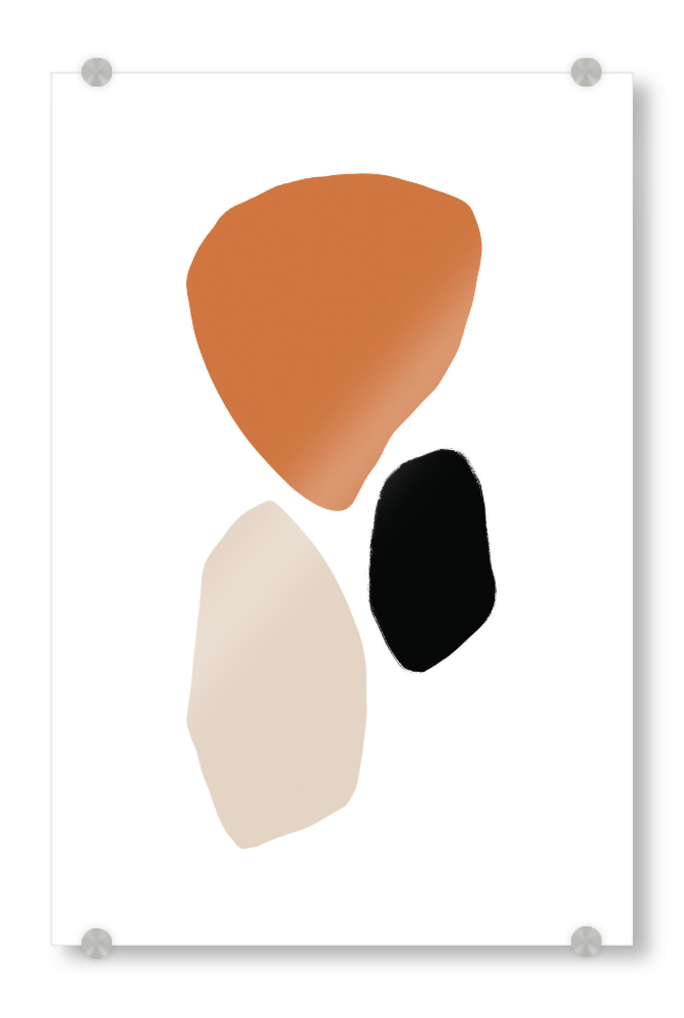 Acrylglasbild "Abstract Shapes Trio" artboxONE - Abstrakt,Geometrie