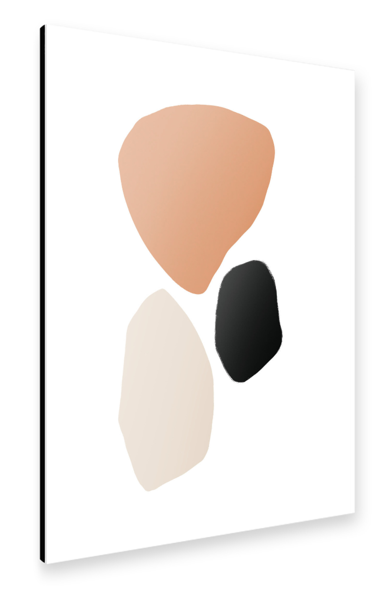 Alu-Dibond "Abstract Shapes Trio" 30x20 cm artboxONE