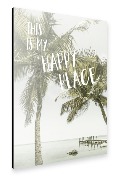 Alu-Dibond "Mein Lieblingsort" 30x20 cm artboxONE