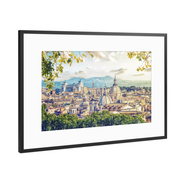 Poster mit Rahmen Schwarz (Metallic) "Beautiful Rome" artboxONE - Städte,Reise,Architektur,Reise / Länder,Städte / Rom
