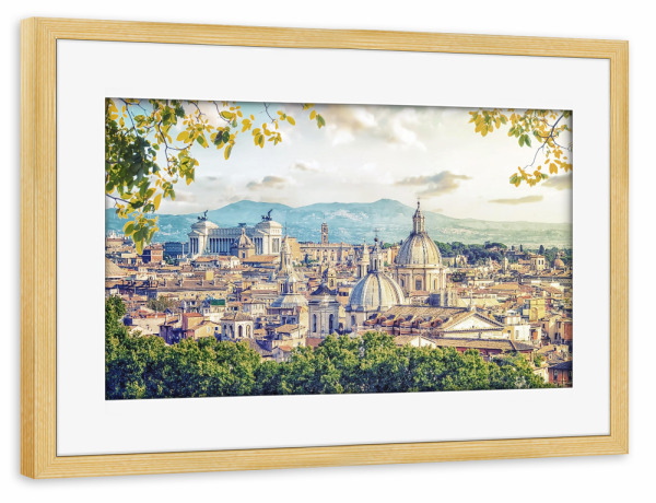 Poster mit Rahmen kiefer "Beautiful Rome" artboxONE - Städte,Reise,Architektur,Reise / Länder,Städte / Rom