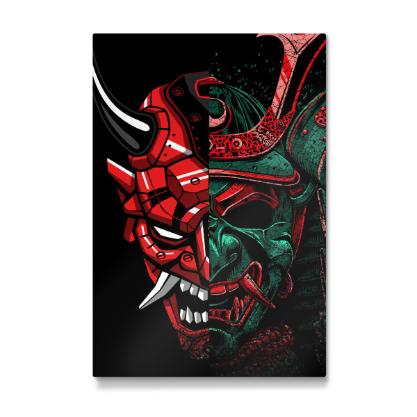 Galerie-Print "Double samurai mask" 30x20 cm artboxONE