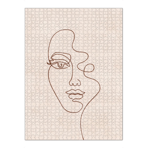Puzzle Ravensburger "Tunaboylu - One Line Face" artboxONE - Abstrakt,Menschen
