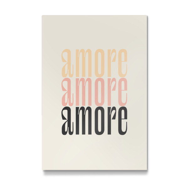 Galerie-Print "Amore Amore Amore Italian words" 30x20 cm artboxONE