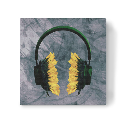 Sunflower headphones