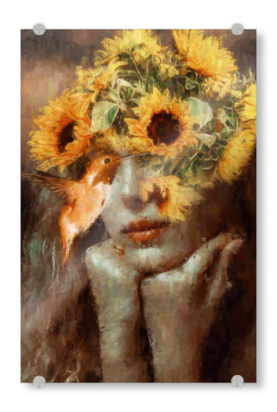 Acrylglasbild "Aurora by Tas" artboxONE - Natur,Floral,Tiere