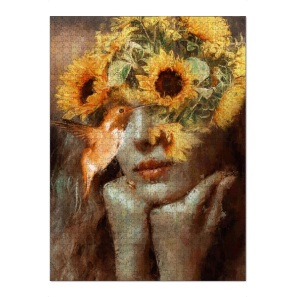 Puzzle Ravensburger "Aurora by Tas" artboxONE - Natur,Floral,Tiere