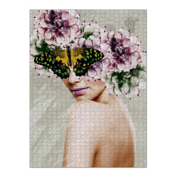 Puzzle Ravensburger "Violet by Tas" artboxONE - Natur,Floral,Tiere