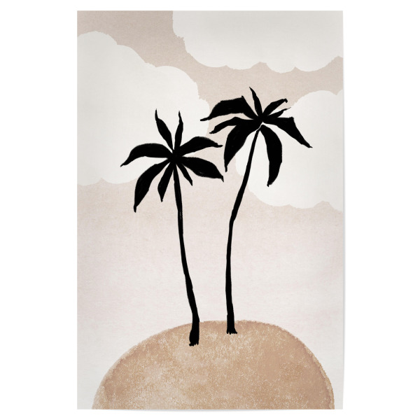 Poster "Abstract Palm Trees" artboxONE - Natur,Abstrakt