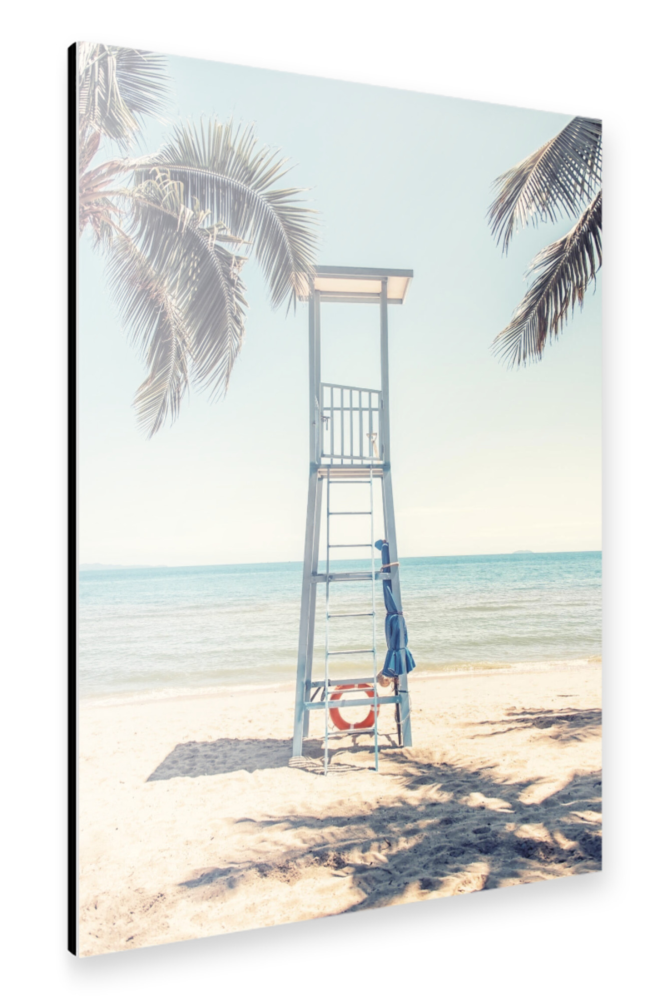 Alu-Dibond "Lifeguard Stand" 75x50 cm artboxONE