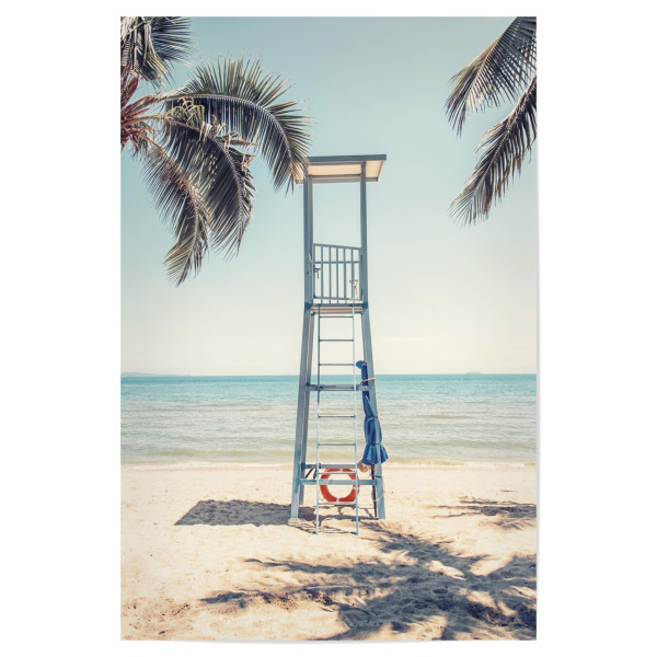 Poster "Lifeguard Stand" artboxONE - Natur,Reise,Reise / Strand und Meer,Reise / Asien,Reise / Länder