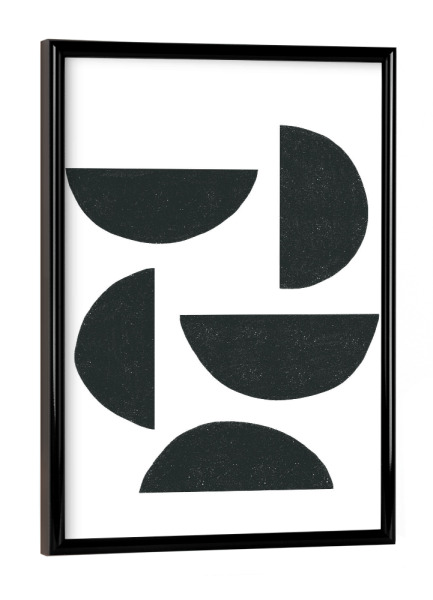 Poster mit schwarzem Rahmen "My kind of Balance" artboxONE - Abstrakt,Geometrie