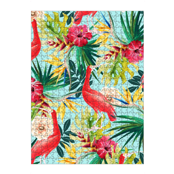 artboxONE Puzzle "Hawaii | Vintage Tropical" artboxONE - Floral,Tiere