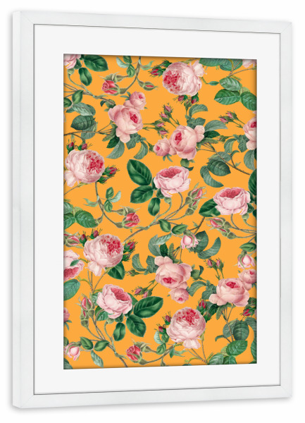 Poster mit Rahmen weiß "Honey" artboxONE - Natur,Floral