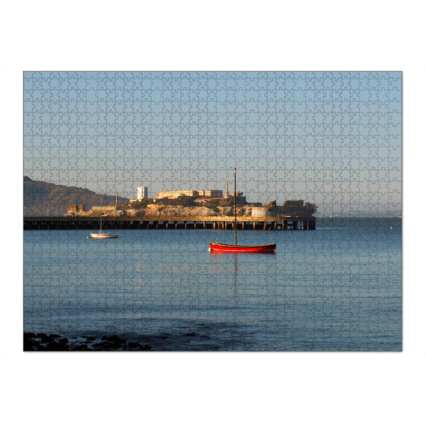 Puzzle Ravensburger "Alcatraz" artboxONE - Reise / Länder,Städte / San Francisco