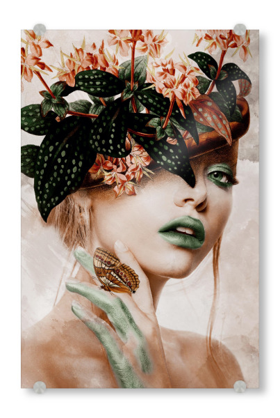 Acrylglasbild "Emma by Tas" artboxONE - Natur,Floral,Tiere