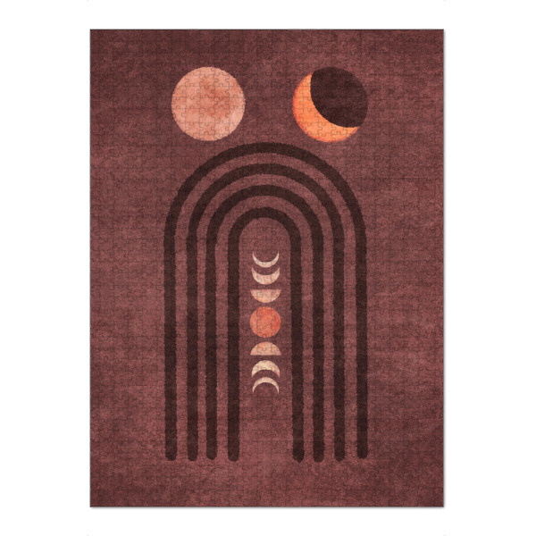 Puzzle Ravensburger "Tunaboylu - Mondphase Visne" artboxONE - Abstrakt,Geometrie,Galaxy