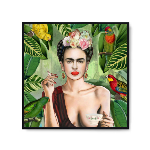 Frida Kahlo con amigos