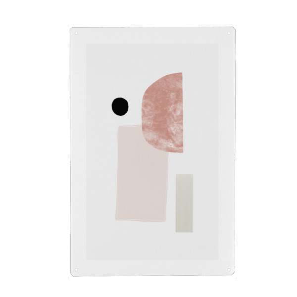 Holzbild "Abstract Composition boho" artboxONE - Abstrakt,Geometrie