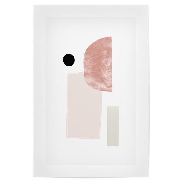 Poster "Abstract Composition boho" artboxONE - Abstrakt,Geometrie - Textur,Minimalistisch,Feminin,Minimal,Abstract,Abstrakt,Geometrie,Geometry,Formen