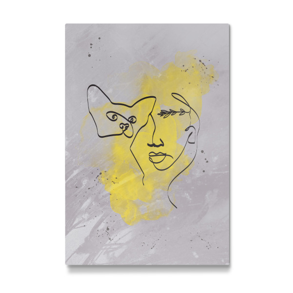 Galerie-Print "Gray and Illuminating cat lover" 30x20 cm artboxONE