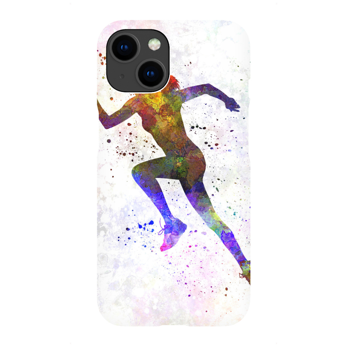 "Woman runner jogger running-f"für iPhone - Premium-Case Handyhülle artboxONE