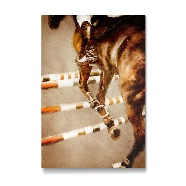 Galerie-Print "Horse riding illustration sport" 30x20 cm artboxONE
