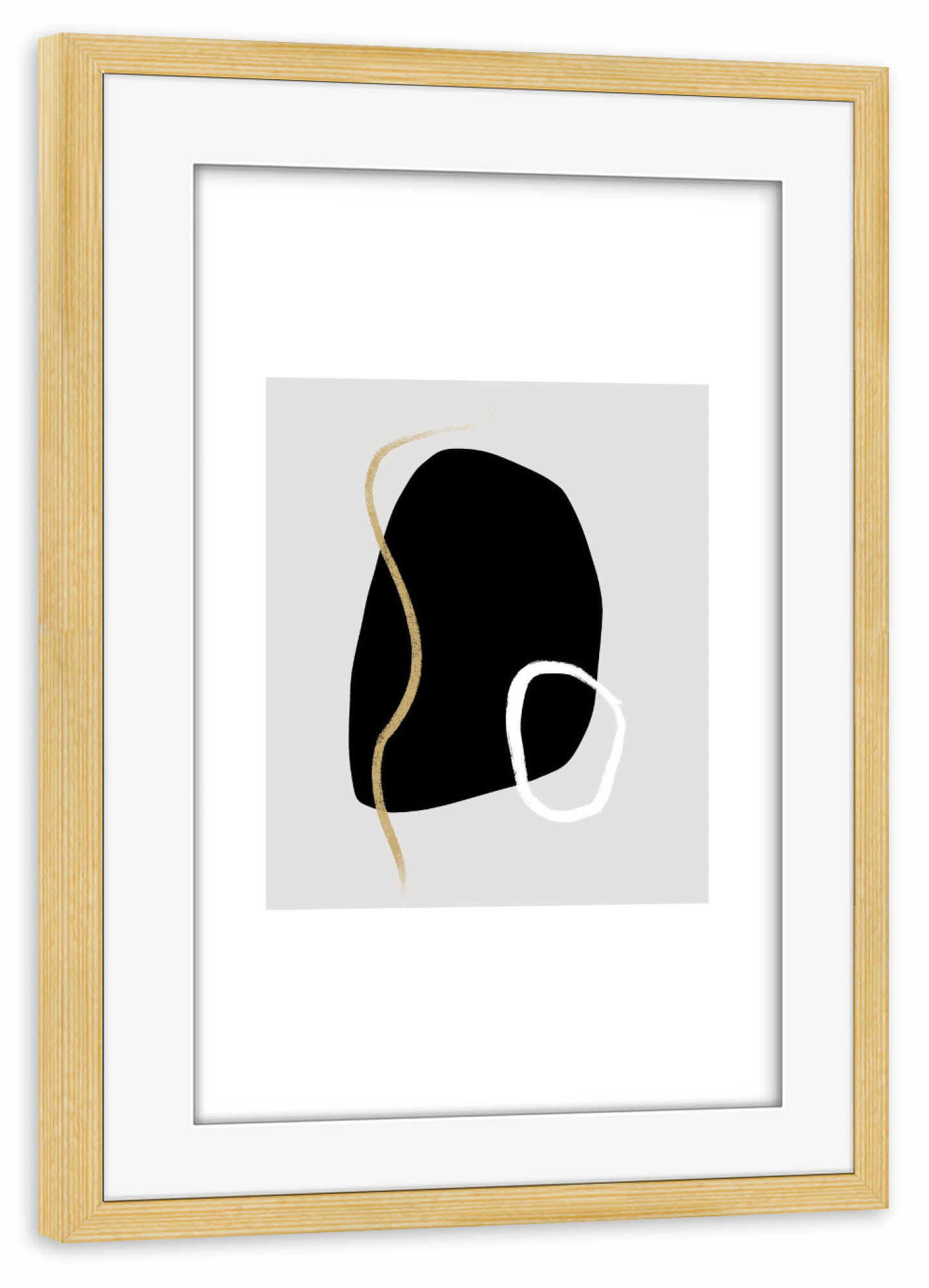 Poster mit Rahmen kiefer "Thinking of You" artboxONE - Abstrakt,Geometrie