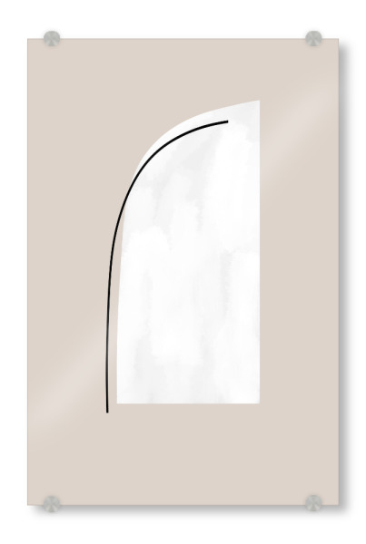 Acrylglasbild "Let's Sail Away" artboxONE - Reise,Abstrakt,Geometrie