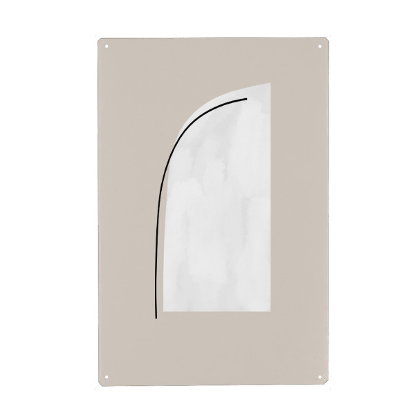 Metall Poster "Let's Sail Away" artboxONE - Reise,Abstrakt,Geometrie