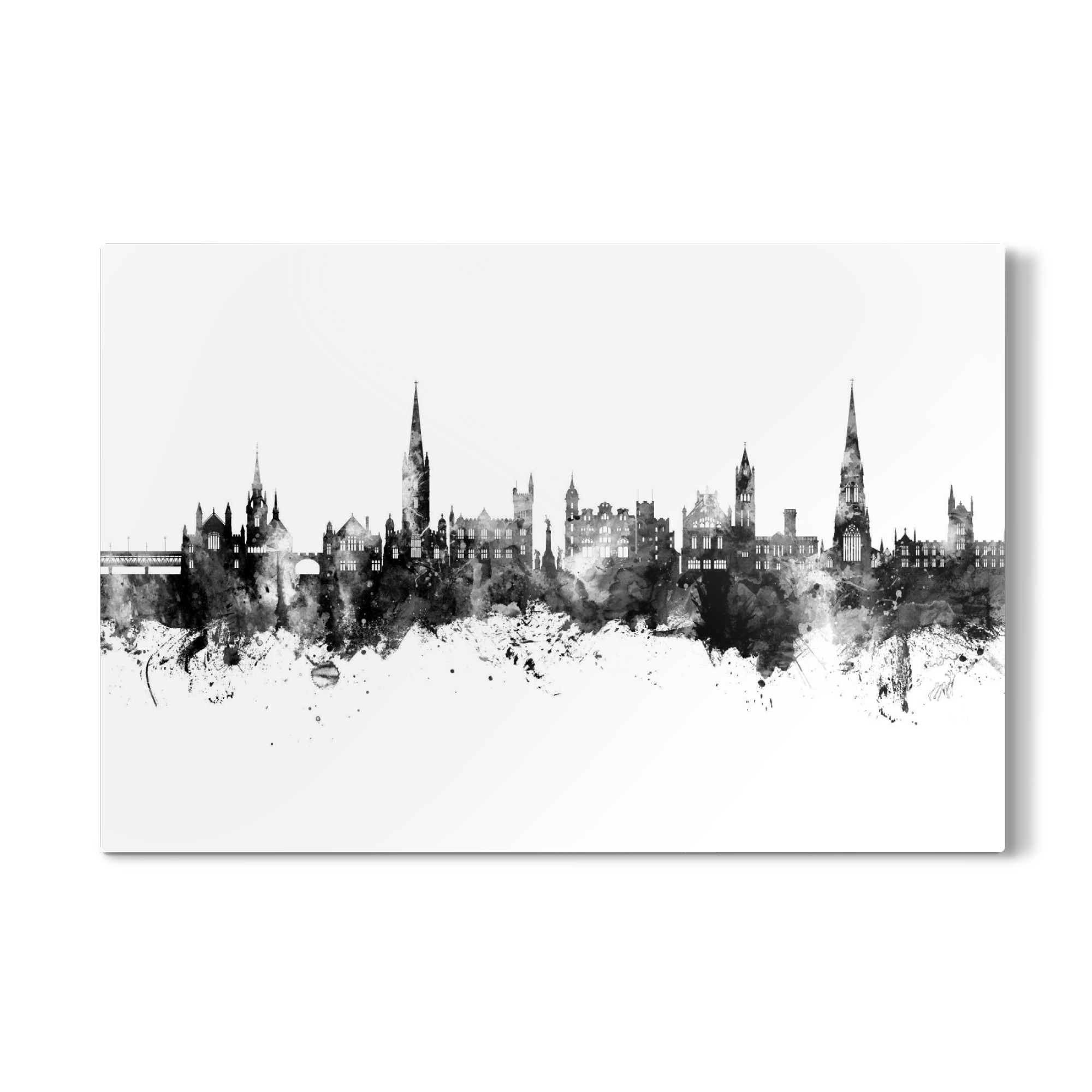 Galerie-Print "Derry Skyline Black" 75x50 cm artboxONE