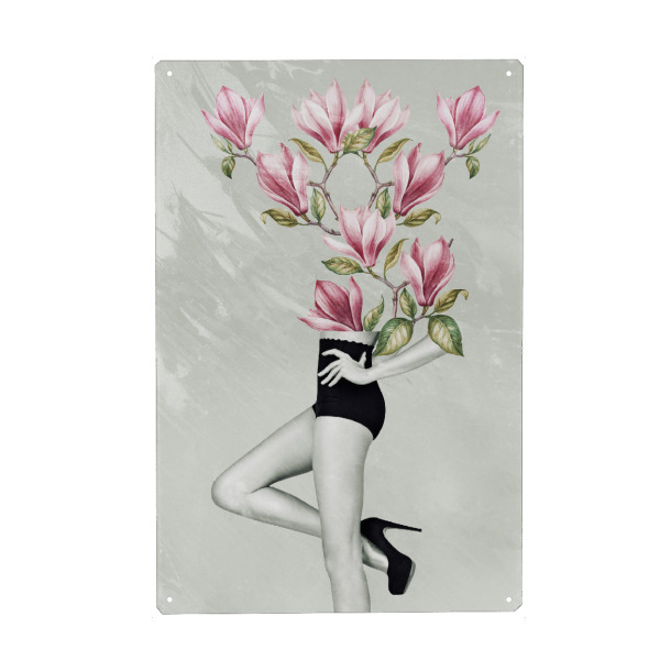 Metall Poster "Bloomed spring" artboxONE - Natur,Floral,Menschen